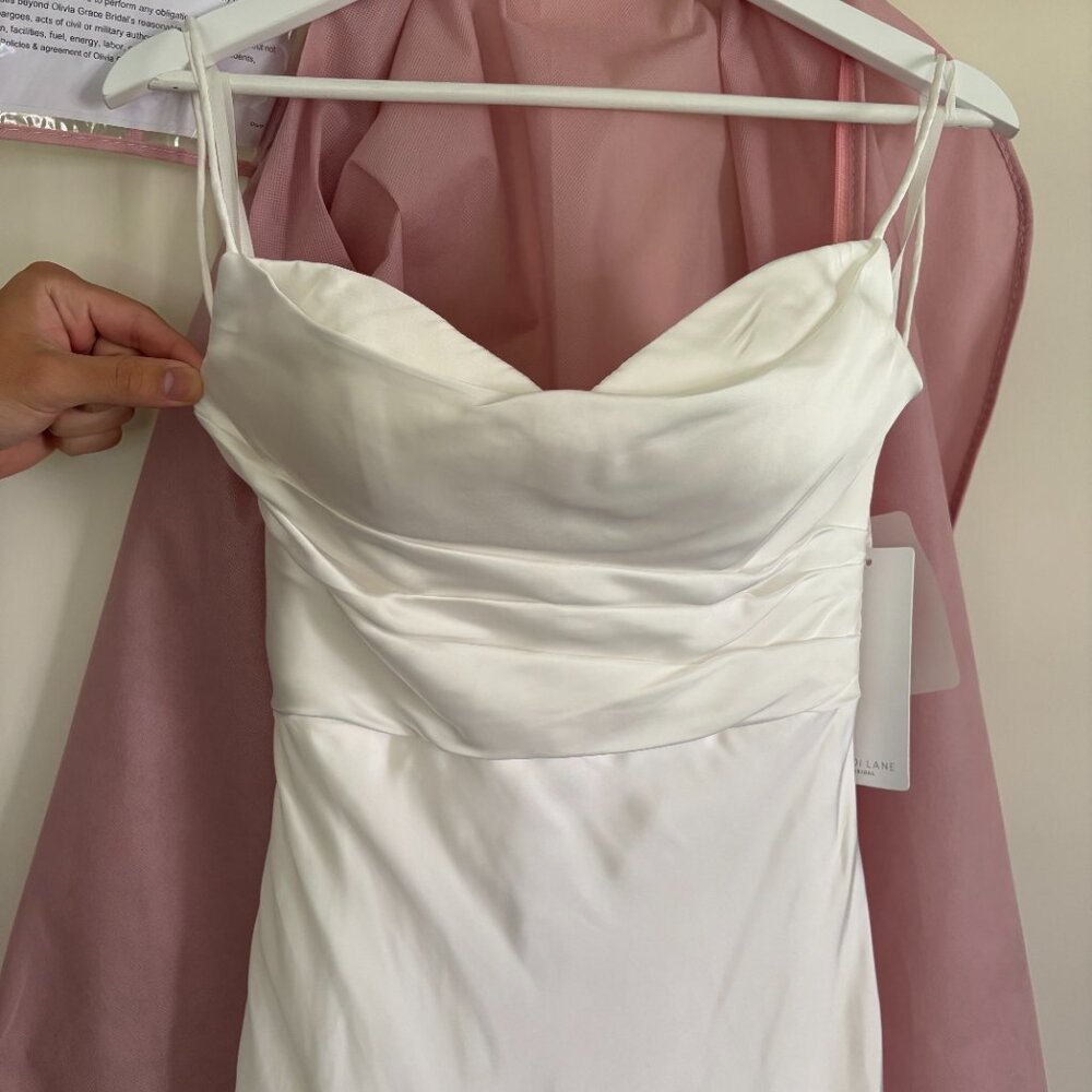 Madi Lane Kole Wedding Dress NEVER WORN Size 4 - Picture 3 of 5